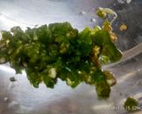 A picture of step 4 of Traditional methi bhaaji.