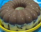 Foto langkah ke 8 dari resep Puding coklat oreo.