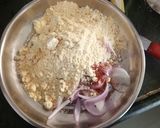 A picture of step 6 of Kadhi Pakoda.