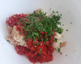 Foto del paso 4 de la receta: Rollo de calabacín con atún pimiento de piquillo