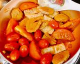 Hình bước làm 1 của món Canh bún chay