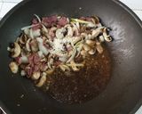Foto langkah ke 5 dari resep Bacon & Jamur ala Korea.