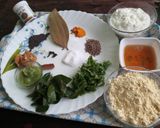 A picture of step 1 of Gujarati kadhi.