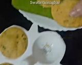 A picture of step 9 of Oats Rava Idli (Oats Semolina Idli Steamed in Microwave Oven).