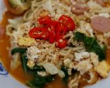 Foto langkah ke 5 dari resep Mie Tektek Enak Mudah.