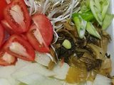Bao tử cá basa xào chua