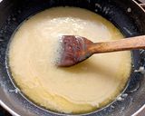 A picture of step 1 of Ice Halwa / Mahim Halwa.