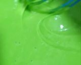 Foto langkah ke 2 dari resep Ogura Pandan cake anti gagal.