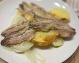 Foto del paso 6 de la receta: Boquerones al horno con patatas y cebolla