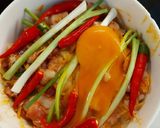 Hình bước làm 4 của món Mắm chưng khô cá sửu và thịt heo ba rọi