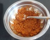 A picture of step 2 of Red Carrot Pickle.