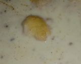 A picture of step 3 of Dahi bhalle.