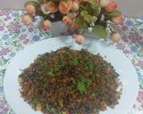A picture of step 4 of Mix vegetable Red poha.