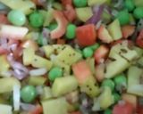 A picture of step 2 of Vegetable vermicelli.