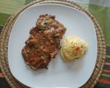 Foto del paso 23 de la receta Fricandó de ternera con rosa de patata gratinada