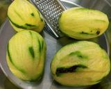 A picture of step 1 of Gratted mango pickle (spicy).