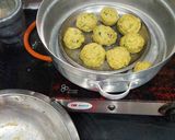 A picture of step 2 of Lauki Muthiya Balls.