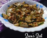 A picture of step 4 of Green Zucchini Fry.
