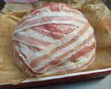 Baconös-fasírtos karfioltorta recept fázis 14 fotója