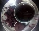 A picture of step 1 of Beetroot masala puri.
