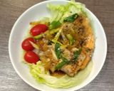 Foto langkah ke 3 dari resep Steamed Salmon with Seaweed.