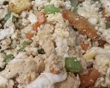 Gambar langkah 5 resipi Nasi Tofu Goreng.