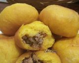 Foto langkah ke 4 dari resep Donat labu tanpa telur isi saus bolognese.
