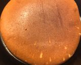 A picture of step 3 of Eggless Dora cake / Dora pancake.