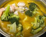 海鮮南瓜濃湯的食譜步驟6照片