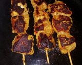 Foto langkah ke 4 dari resep Shashlik / Shish Tawook(Sate Ayam Arab ala Teflon).