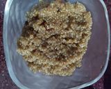 A picture of step 5 of Quinoa walnut dessert.