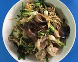 รูปขั้นตอนการทำที่ 4 ของ หมูผัดขิงสด