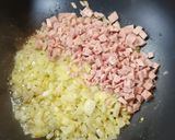 Foto del paso 1 de la receta: Spaghetti a la "Alfredo" con jamón