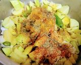 A picture of step 3 of Summer Squash and Potatoes in One Pot.
