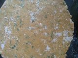 दुधी - पालक लाच्छा पराठा (dudhi palak lacha paratha recipe in marathi)