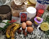 Foto del paso 1 de la receta Bizcocho marmolado sin azúcar!!