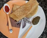 A picture of step 5 of Quick breakfast recipe protine multigrain Dosa.