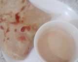 A picture of step 4 of Lachy dar paratha.