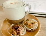 รูปขั้นตอนการทำที่ 4 ของ มินิมัฟฟินมันม่วงคลีน 83kcal ด้วยหม้อทอดไร้น้ำมัน ขนมคลีน ของว่างคลีน