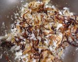 A picture of step 10 of Green Bean Casserole (from scratch).
