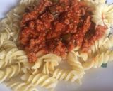 Foto del paso 7 de la receta: Espirales con salsa de tomate y carne de soya