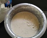 A picture of step 2 of Snowman Apple Pancakes.