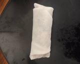 A picture of step 4 of Air Fryer Pork Spring Rolls.