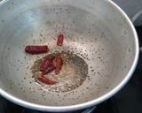 A picture of step 1 of Dal Palak.