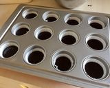 Foto langkah ke 10 dari resep Brownie Cheesecake Muffins.