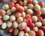 A picture of step 1 of Bengal currant murabba (karonda).