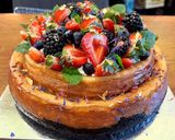 A picture of step 12 of New York baked cheesecake.