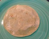 A picture of step 2 of Huevos Rancheros with Almond Mole.