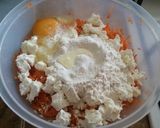 Foto del paso 1 de la receta: Tortitas de zanahoria y queso