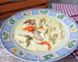 Foto langkah ke 6 dari resep Cakalan Tahu Santan Pedas.